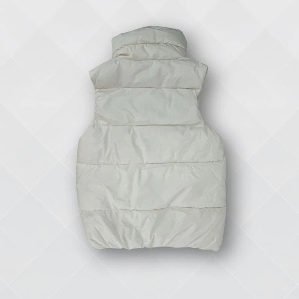All in Motion Women’s Long Puffer Vest • Off White - Picture 2 of 6